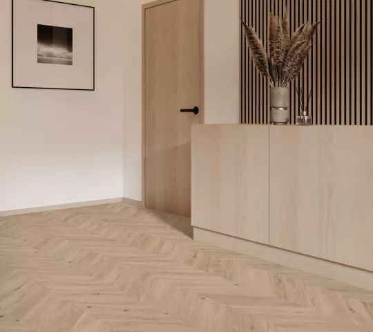 Deluxe Parquet - Chevron smoked