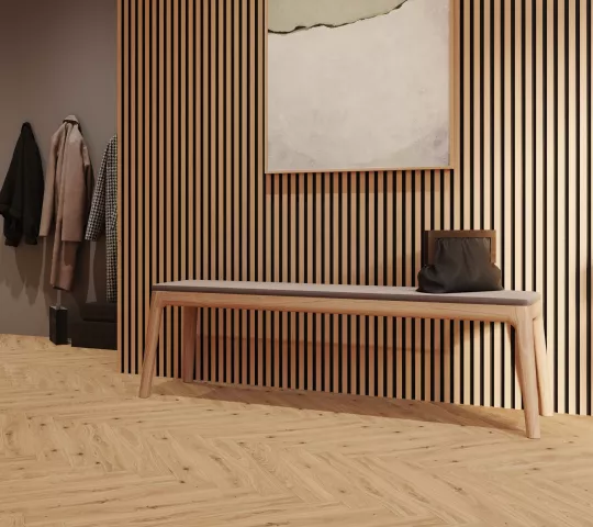 Deluxe Parquet - Natural Herringbone natural Clean